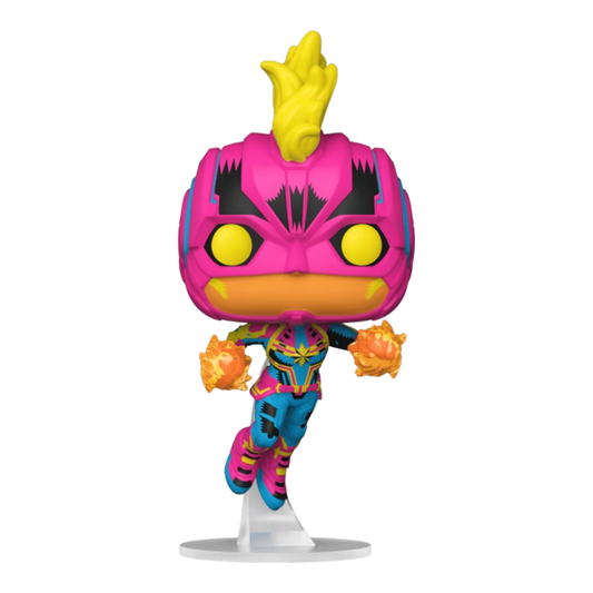 Pop Weasel Image of Captain Marvel (comics) - Captain Marvel Blacklight US Exclusive Pop! Vinyl [RS] - Funko