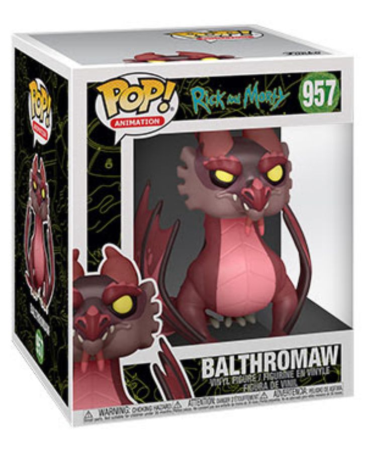 Pop Weasel - Image 2 of Rick and Morty - Balthromaw 6" Pop! Vinyl - Funko