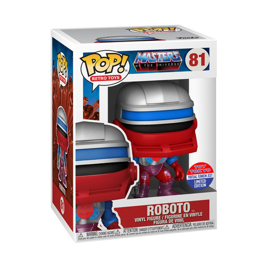 Pop Weasel - Image 2 of Masters of the Universe - Roboto SDCC 2021 US Exclusive Pop! Vinyl [RS] - Funko