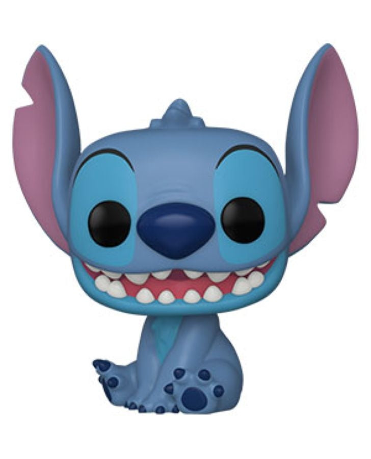 Pop Weasel Image of Lilo & Stitch - Stitch Smiling Seated Pop! Vinyl - Funko - Pop Vinyl - Image - Pop Weasel