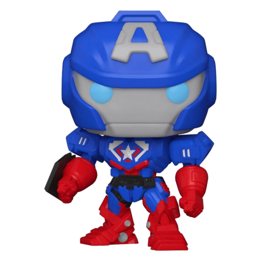 Pop Weasel Image of Avengers: Mech Strike - Captain America Marvel Mech Glow US Exclusive Pop! Vinyl [RS] - Funko