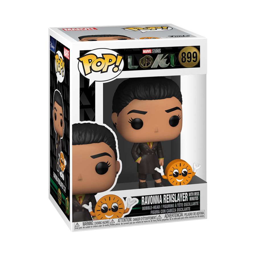 Pop Weasel - Image 2 of Loki (TV) - Ravonna Renslayer with Miss Minutes Pop! Vinyl - Funko - Pop Vinyl - Image - Pop Weasel