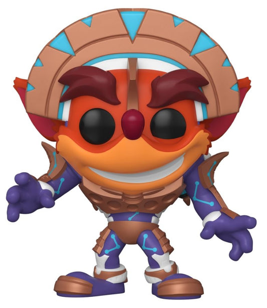 Pop Weasel Image of Crash Bandicoot - Crash in Mask Armor SDCC 2021 US Exclusive Pop! Vinyl [RS] - Funko