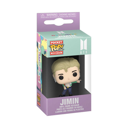 Image Pop Weasel - Image 2 of BTS - Jimin (Dynamite) Pocket Pop! Keychain - Funko