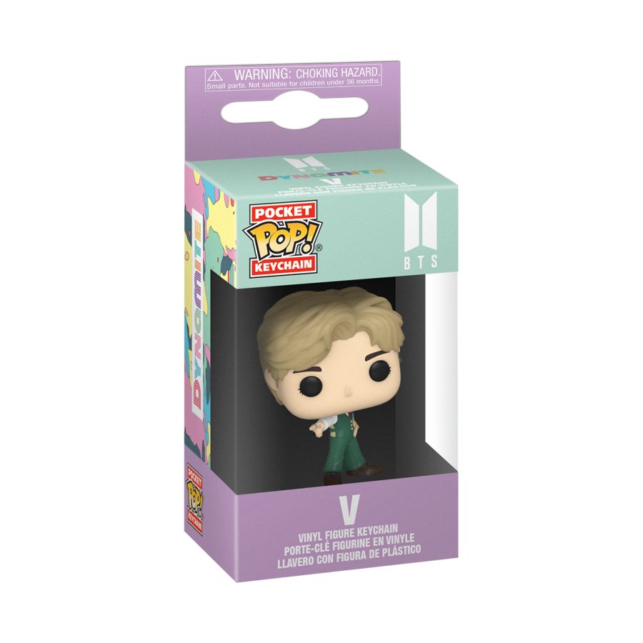 Image Pop Weasel - Image 2 of BTS - V (Dynamite) Pocket Pop! Keychain - Funko - Pop Vinyl - Image - Pop Weasel