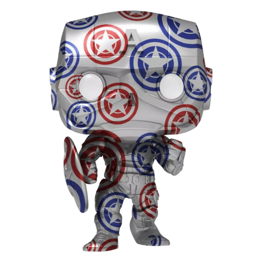 Pop Weasel Image of Avengers (Video Game 2020) - Captain America Patriotic Age (Artist) US Exc Pop! w/Protector [RS] - Funko