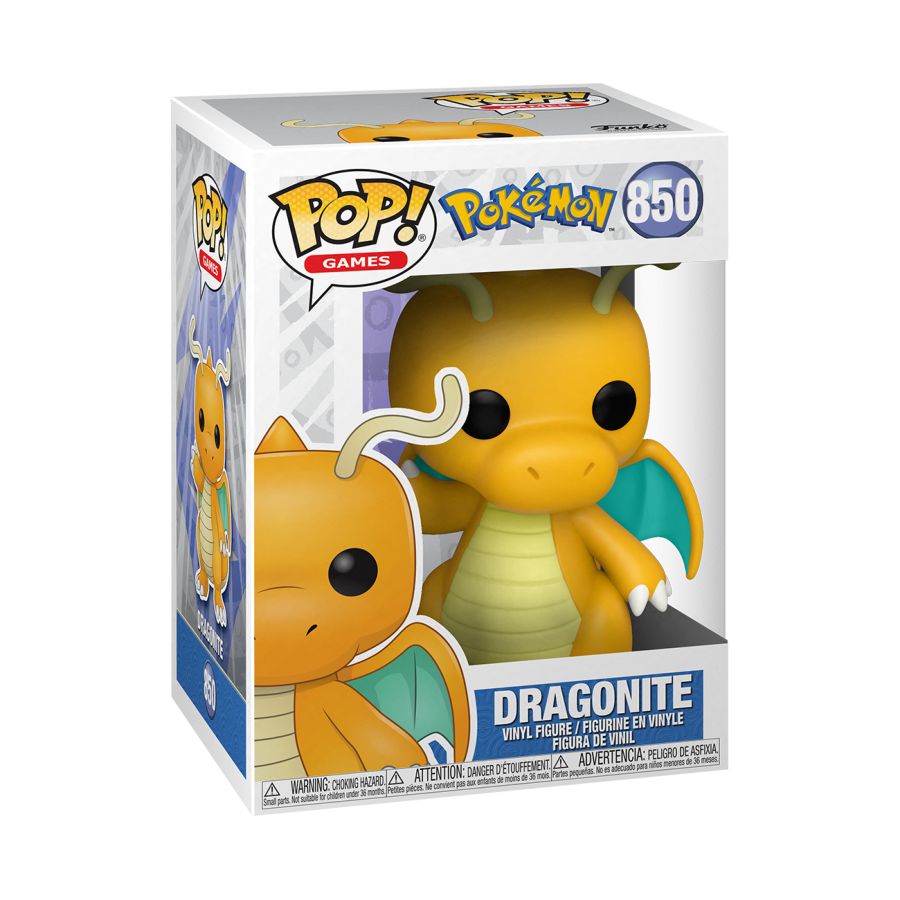 Pop Weasel - Image 2 of Pokemon - Dragonite Pop! Vinyl [RS] - Funko - Pop Vinyl - Image - Pop Weasel