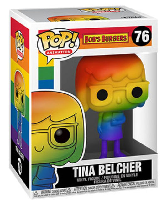 Pop Weasel - Image 2 of Bob's Burgers - Tina Belcher Rainbow Pride Pop! Vinyl - Funko