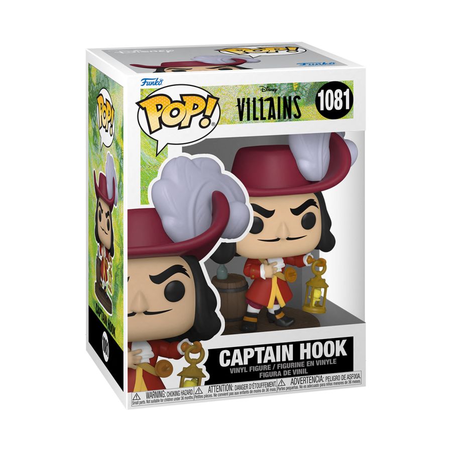 Pop Weasel - Image 2 of Disney Villains - Captain Hook Pop! Vinyl - Funko