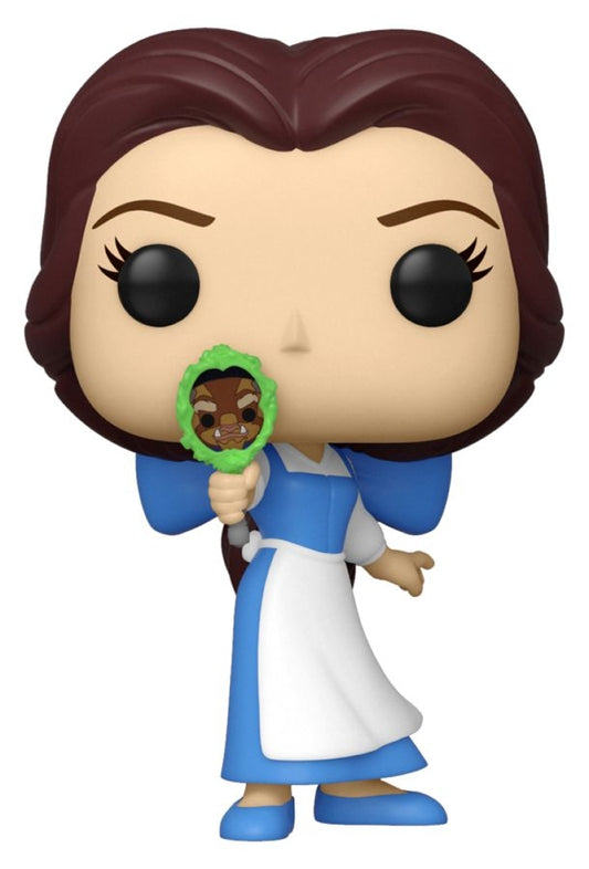 Pop Weasel Image of Beauty and the Beast (1991) 30th Anniversary - Belle with Enchanted Mirror Pop! Vinyl - Funko