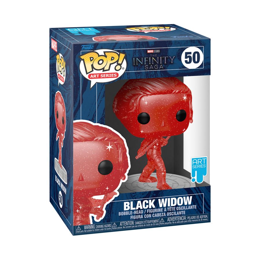 Pop Weasel - Image 2 of Marvel Infinity Saga - Black Widow Red (Artist Series) Pop! Vinyl with Protector - Funko - Pop Vinyl - Image - Pop Weasel