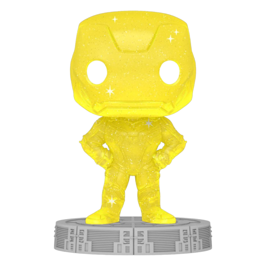 Pop Weasel Image of Marvel Infinity Saga - Iron Man Yellow (Artist Series) Pop! Vinyl with Protector - Funko - Pop Vinyl - Image - Pop Weasel