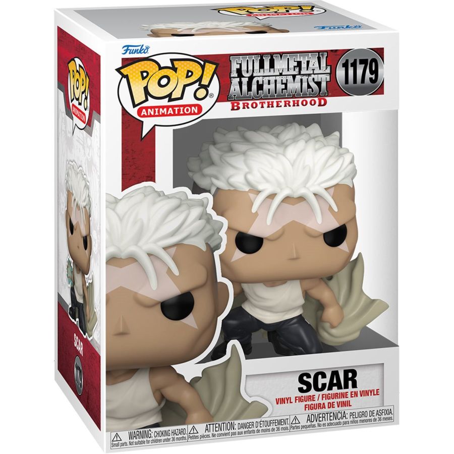 Pop Weasel - Image 2 of Fullmetal Alchemist: Brotherhood - Scar Pop! Vinyl - Funko - Pop Vinyl - Image - Pop Weasel