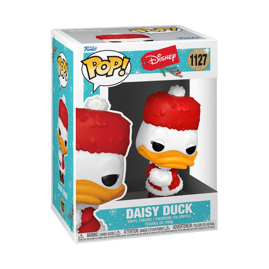 Pop Weasel - Image 2 of Disney - Daisy Duck Holiday Pop! Vinyl - Funko - Pop Vinyl - Image - Pop Weasel