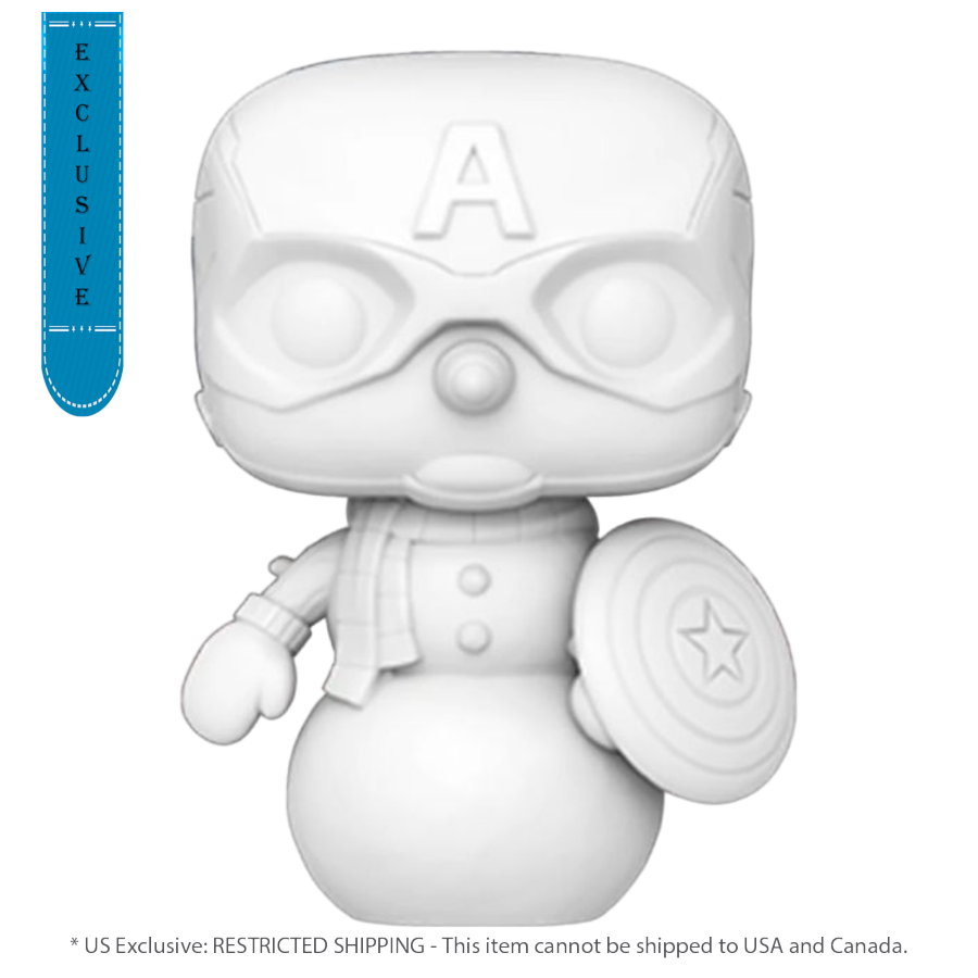 Pop Weasel Image of Marvel Comics - Captain America Holiday DIY US Exclusive Pop! Vinyl [RS] - Funko - Pop Vinyl - Image - Pop Weasel