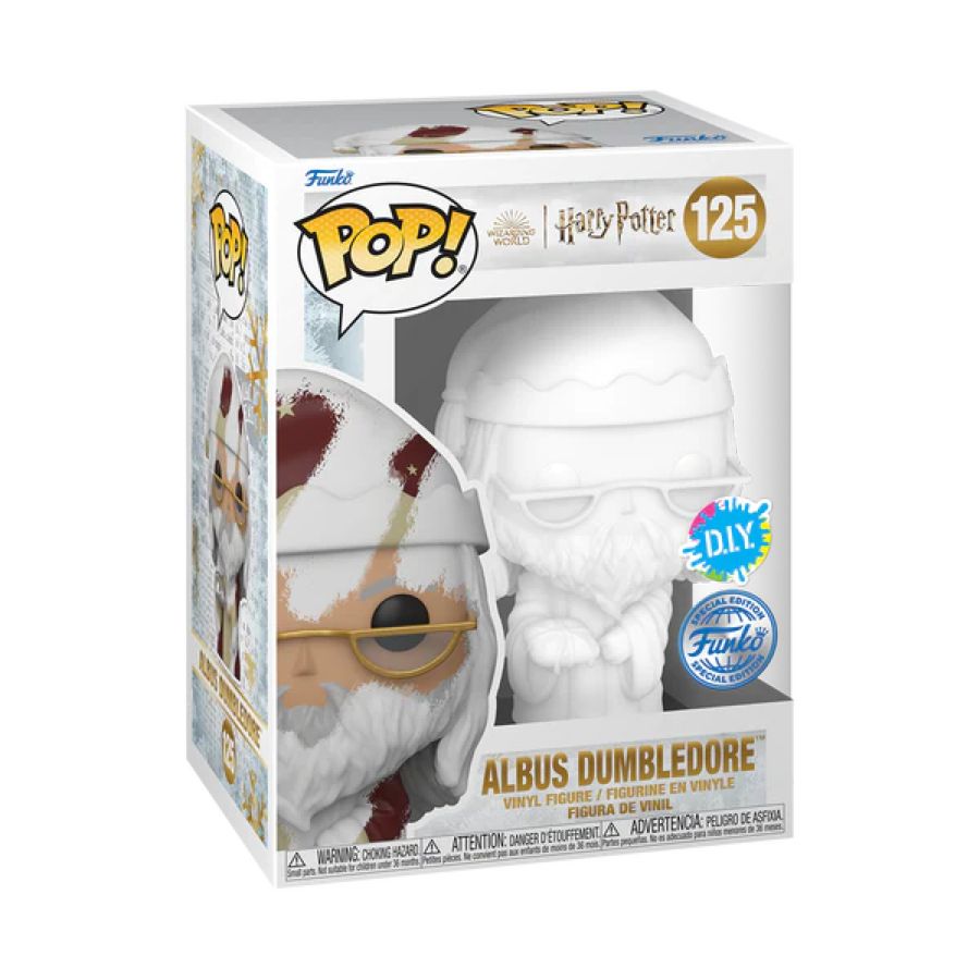 Pop Weasel - Image 2 of Harry Potter - Dumbledore Holiday DIY US Exclusive Pop! Vinyl [RS] - Funko - Pop Vinyl - Image - Pop Weasel