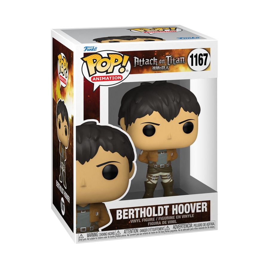 Pop Weasel - Image 2 of Attack on Titan - Bertholdt Hoover Pop! Vinyl - Funko - Pop Vinyl - Image - Pop Weasel