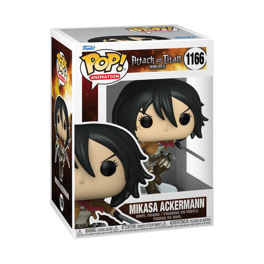 Pop Weasel - Image 2 of Attack on Titan - Mikasa Ackerman Pop! Vinyl - Funko - Pop Vinyl - Image - Pop Weasel