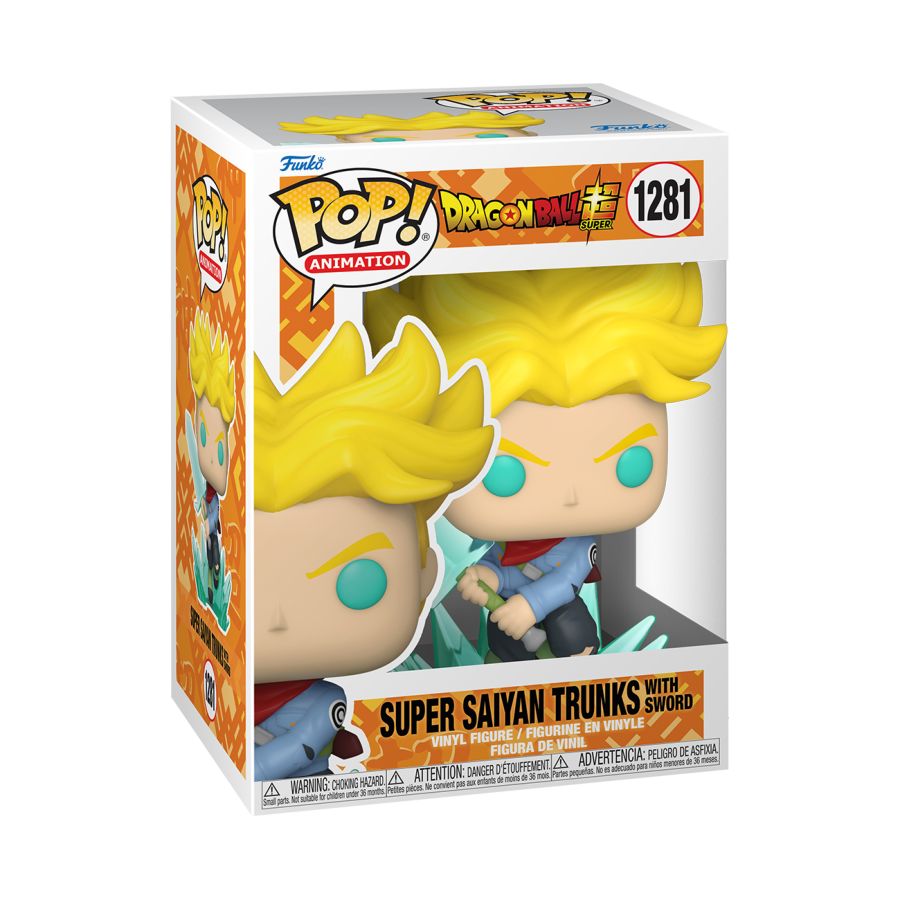 Pop Weasel - Image 2 of Dragon Ball Super - SS Trunks with Spirit Sword Pop! Vinyl - Funko - Pop Vinyl - Image - Pop Weasel