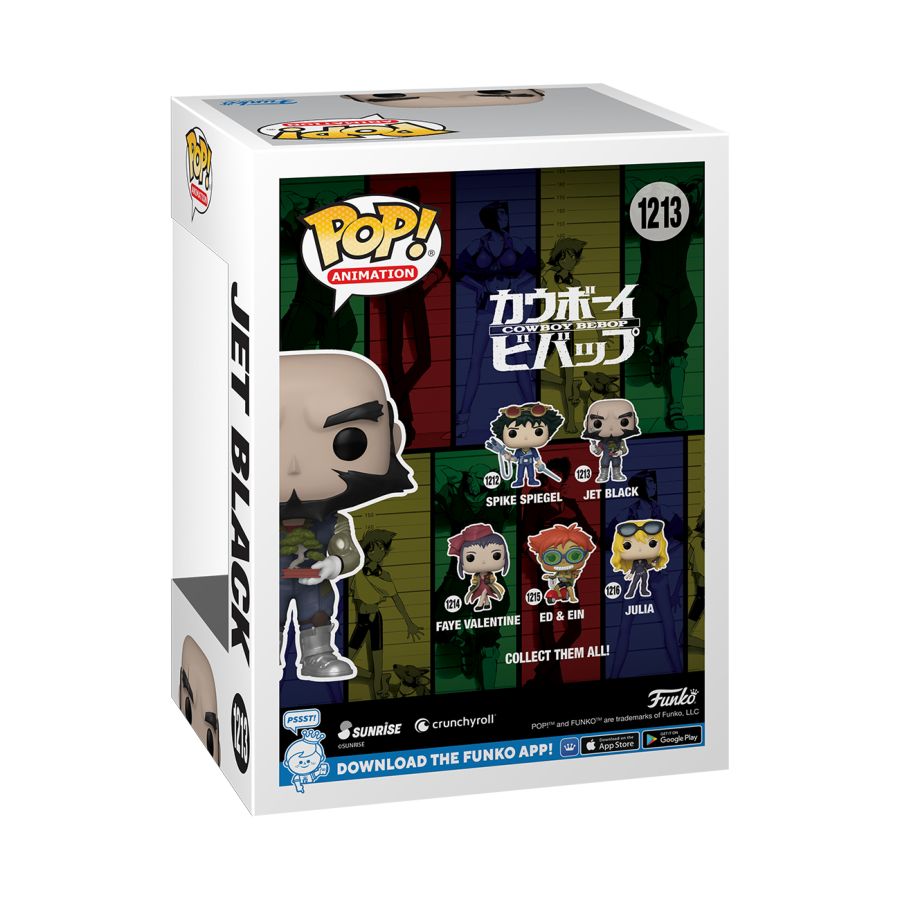 Pop Weasel - Image 3 of Cowboy Bebop - Jet Black with Bonsai Pop! Vinyl - Funko - Pop Vinyl - Image - Pop Weasel