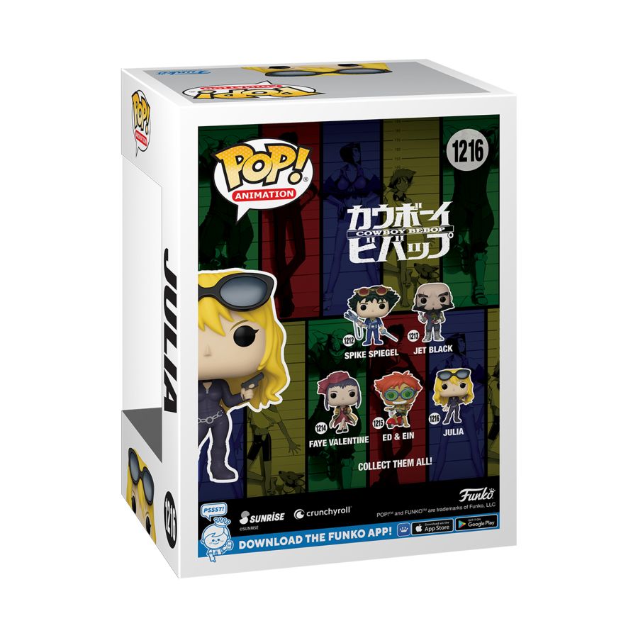 Pop Weasel - Image 3 of Cowboy Bebop - Julia Pop! Vinyl - Funko - Pop Vinyl - Image - Pop Weasel