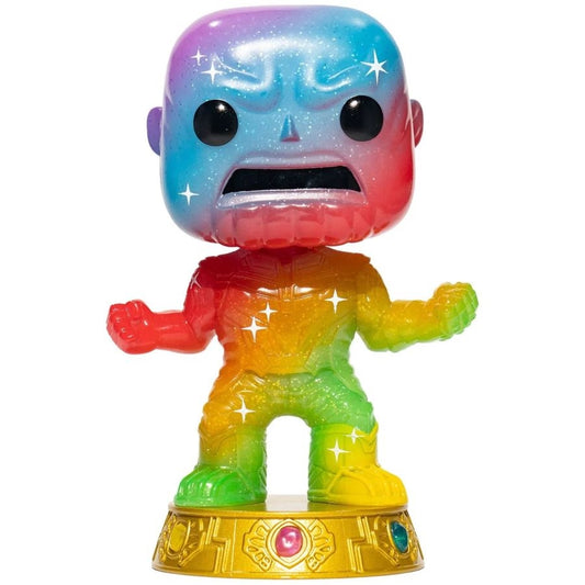 Pop Weasel Image of Marvel Infinity Saga - Thanos Rainbow Metallic (Artist Series) Pop! Vinyl with Protector [RS] - Funko