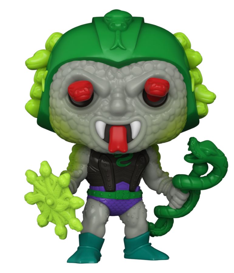 Pop Weasel - Image 3 of Masters of the Universe - Snake Face NYCC 2021 US Exclusive Pop! Vinyl [RS] - Funko