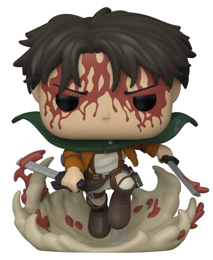 Pop Weasel Image of Attack on Titan - Levi Battle Blood-Splattered US Exclusive Pop! Vinyl [RS] - Funko - Pop Vinyl - Image - Pop Weasel