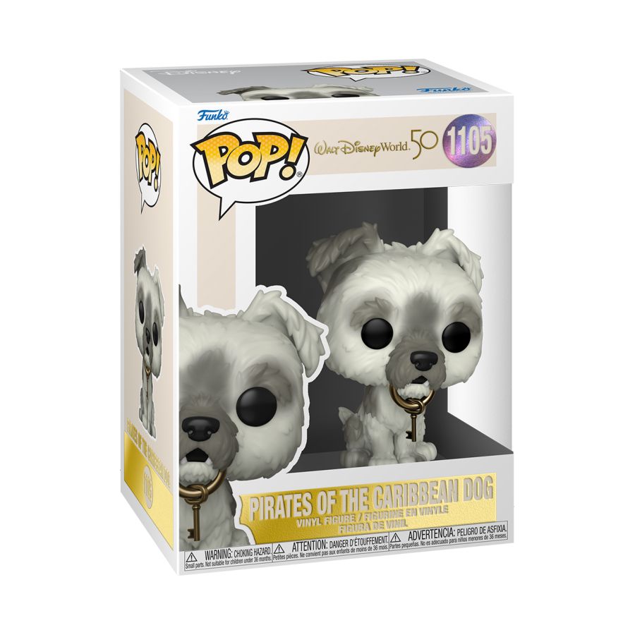 Pop Weasel - Image 2 of Disney World 50th Anniversary - Pirates of the Caribbean Dog with Keys Pop! Vinyl - Funko - Pop Vinyl - Image - Pop Weasel