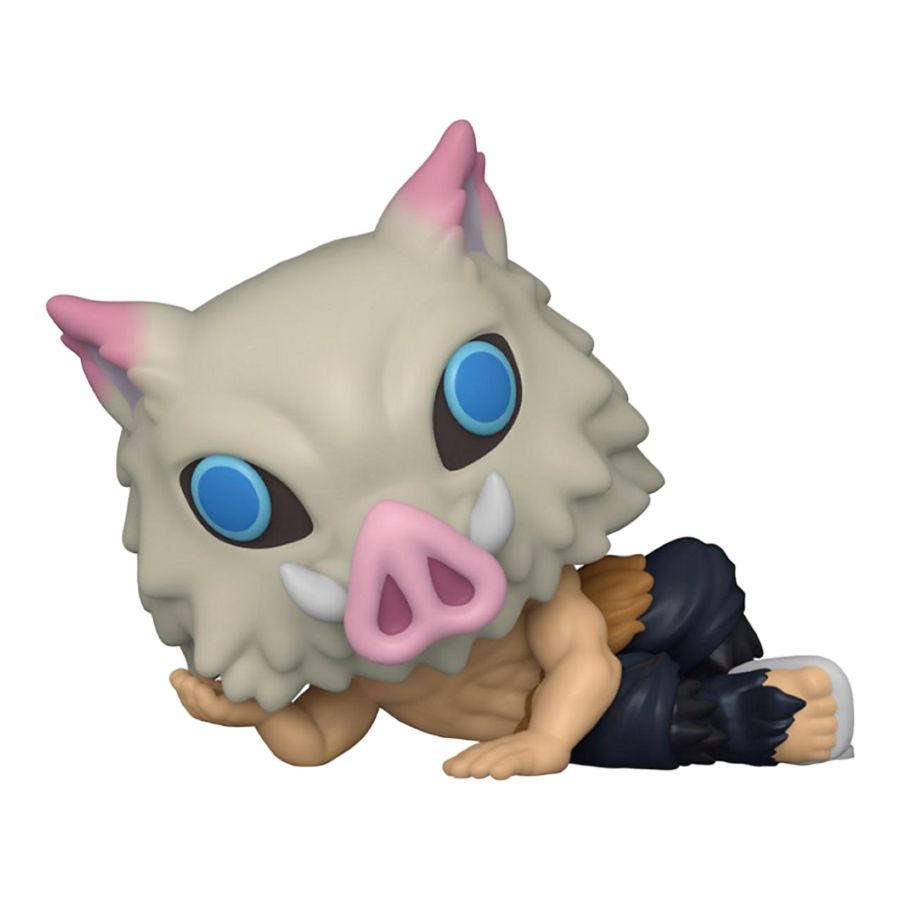 Pop Weasel - Image 2 of Demon Slayer - Inosuke Lounging US Exclusive Pop! Vinyl [RS] - Funko - Pop Vinyl - Image - Pop Weasel