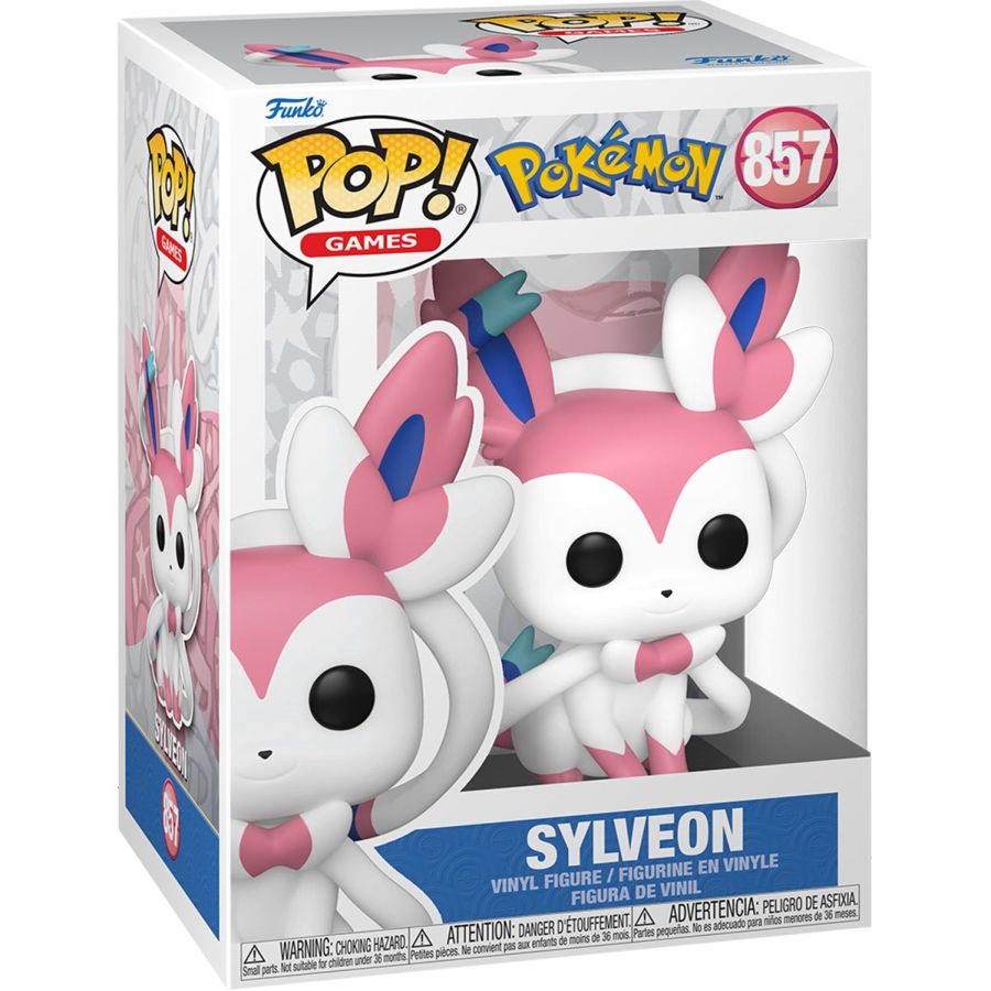 Pop Weasel - Image 2 of Pokemon - Sylveon Pop! Vinyl [RS] - Funko - Pop Vinyl - Image - Pop Weasel