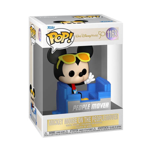 Pop Weasel - Image 2 of Disney World 50th Anniversary - Mickey Mouse on People Mover Pop! Vinyl - Funko