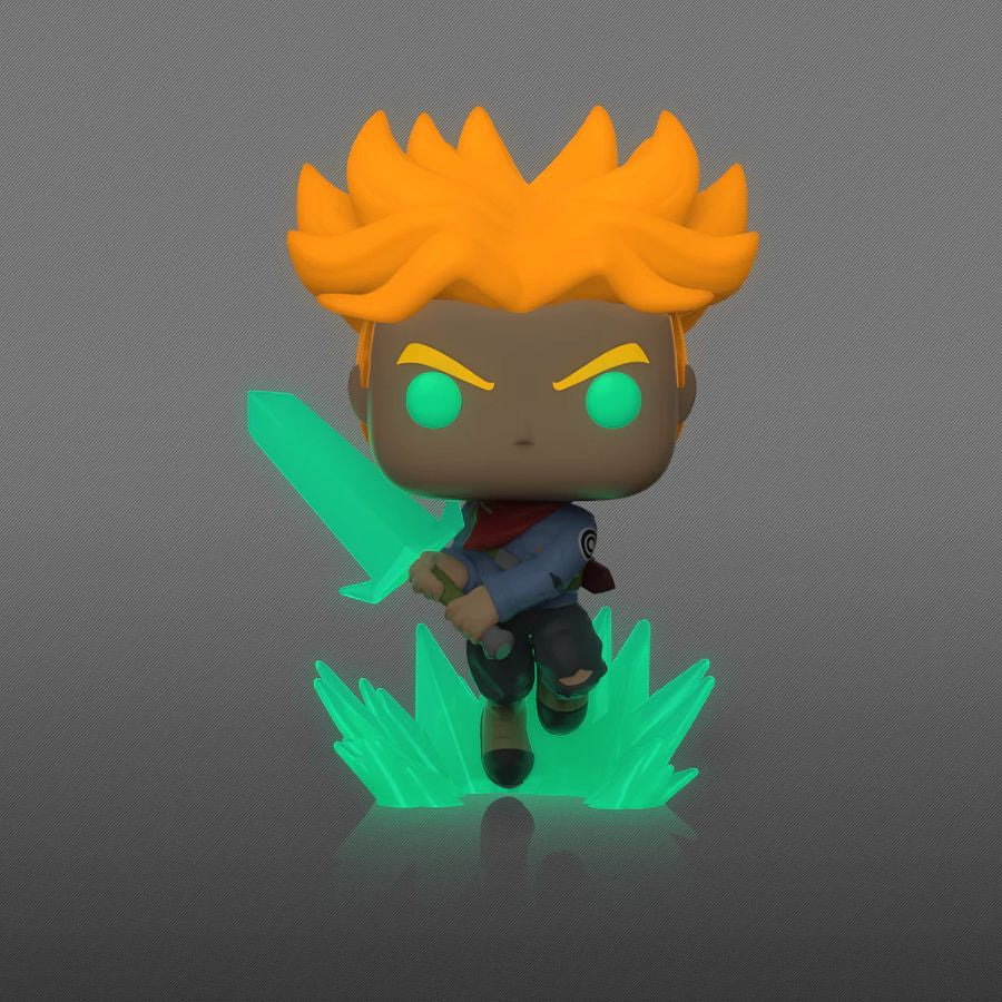 Pop Weasel - Image 3 of Dragon Ball Super - Super Saiyan Trunks with Sword Glow US Exclusive Pop! Vinyl [RS] - Funko - Pop Vinyl - Image - Pop Weasel