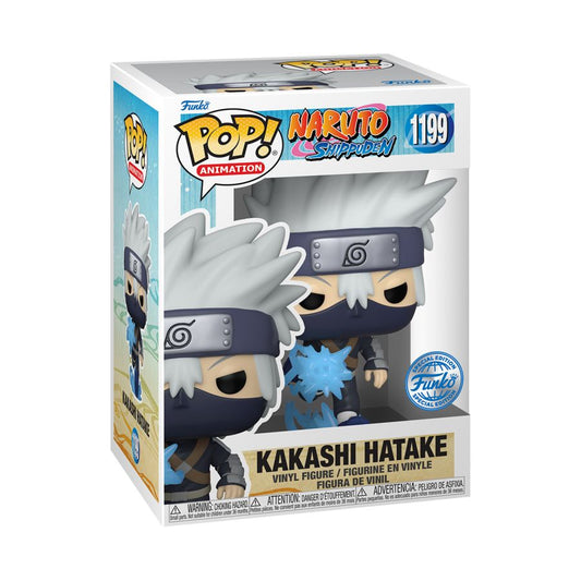 Pop Weasel - Image 2 of Naruto: Shippuden - Kakashi Hatake (Young) (with chase) US Exclusive Pop! Vinyl [RS] - Funko