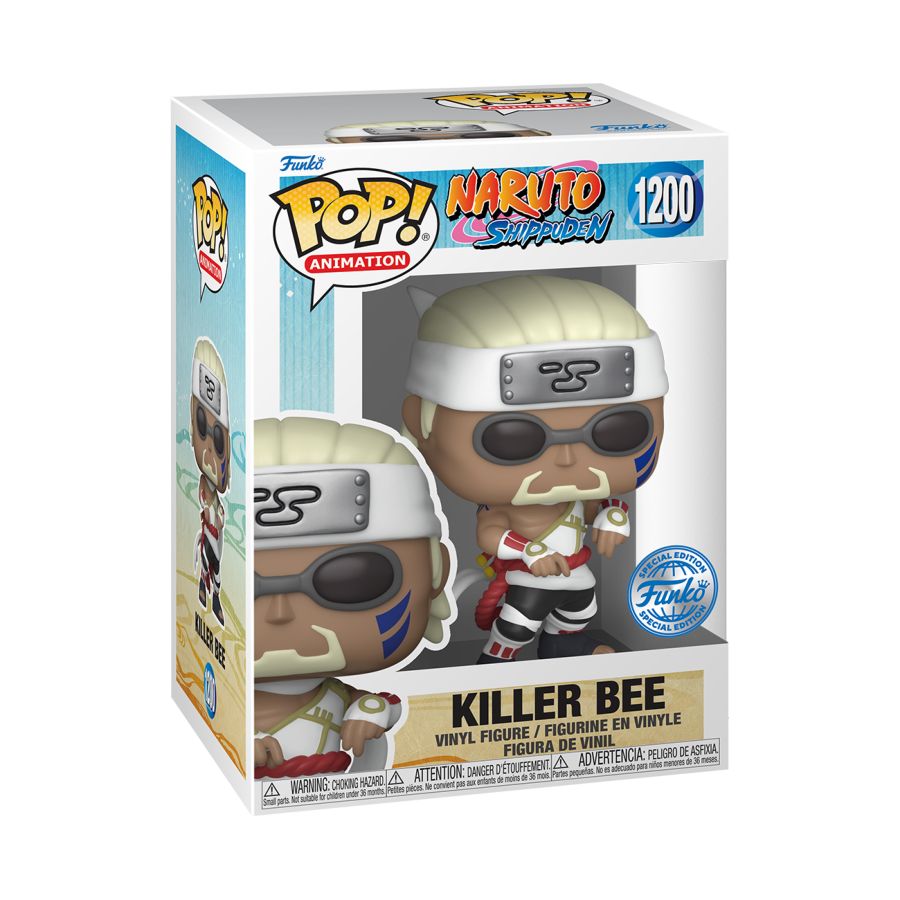 Pop Weasel - Image 3 of Naruto: Shippuden - Killer Bee (with chase) US Exclusive Pop! Vinyl [RS] - Funko - Pop Vinyl - Image - Pop Weasel