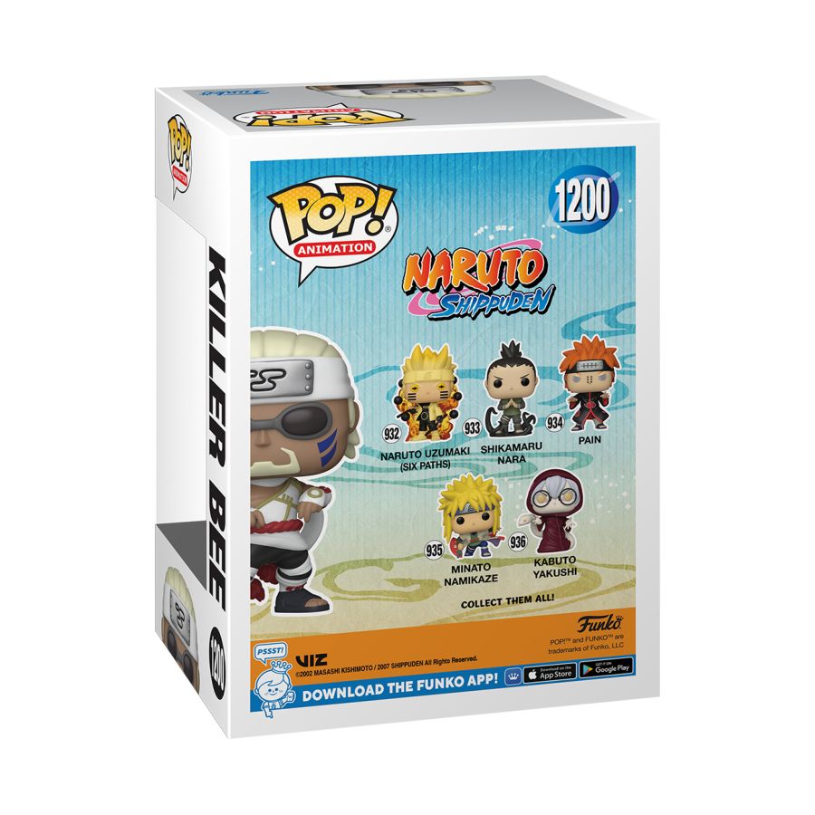 Pop Weasel - Image 4 of Naruto: Shippuden - Killer Bee (with chase) US Exclusive Pop! Vinyl [RS] - Funko - Pop Vinyl - Image - Pop Weasel