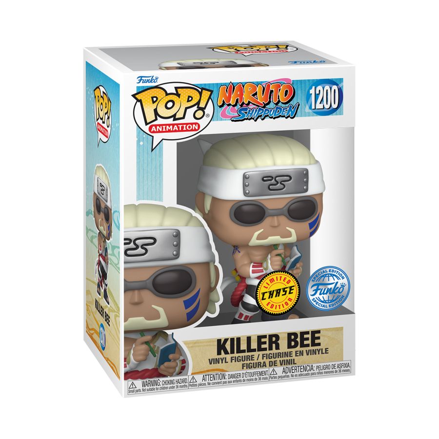 Pop Weasel - Image 7 of Naruto: Shippuden - Killer Bee (with chase) US Exclusive Pop! Vinyl [RS] - Funko - Pop Vinyl - Image - Pop Weasel