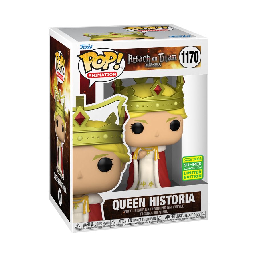 Pop Weasel - Image 2 of Attack on Titan - Queen Historia SDCC 2022 Exclusive Pop! Vinyl [RS] - Funko - Pop Vinyl - Image - Pop Weasel