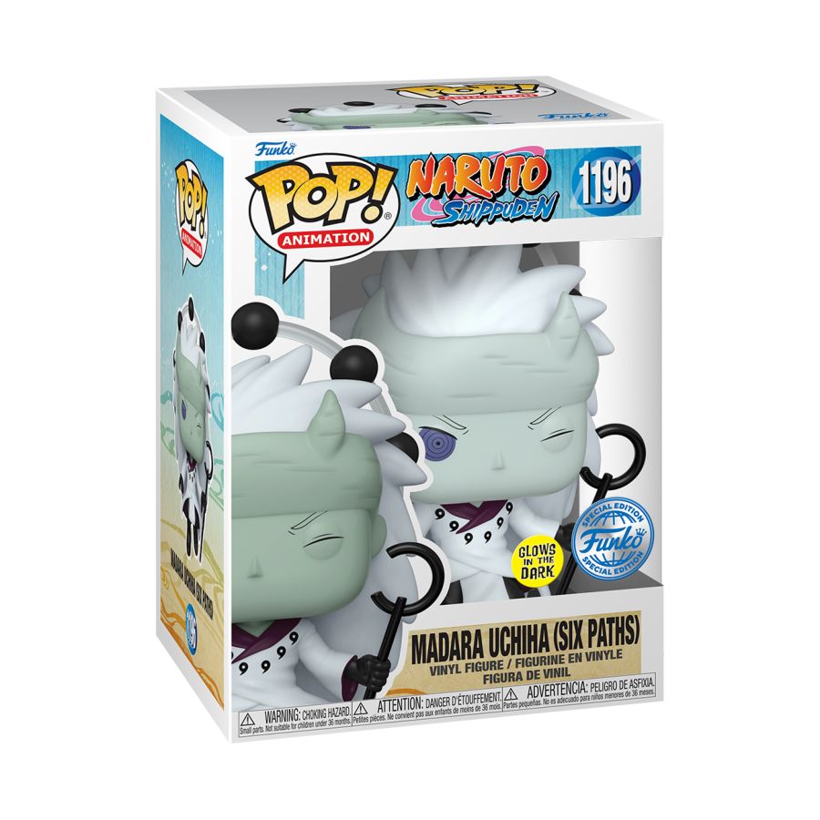 Pop Weasel - Image 3 of Naruto - Sage Madara Uchiha Glow US Exclusive Pop! Vinyl [RS] - Funko - Pop Vinyl - Image - Pop Weasel