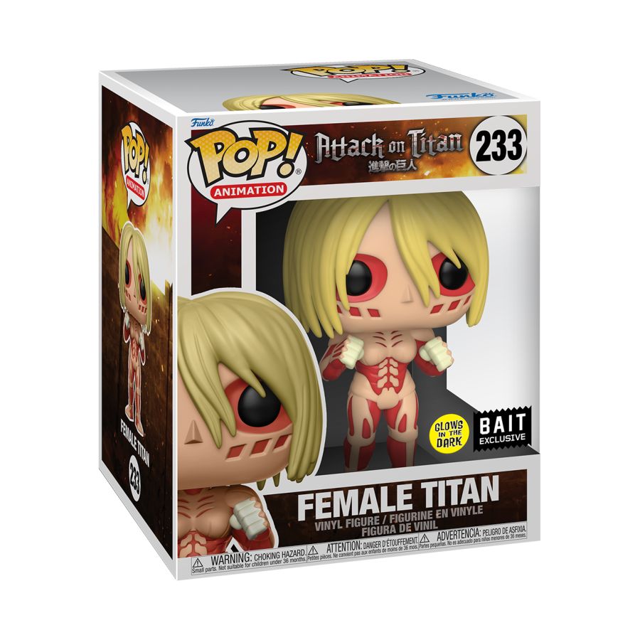 Pop Weasel - Image 2 of Attack on Titan - Female Titan Glow US Exclusive 6" Pop! Vinyl [RS] - Funko - Pop Vinyl - Image - Pop Weasel