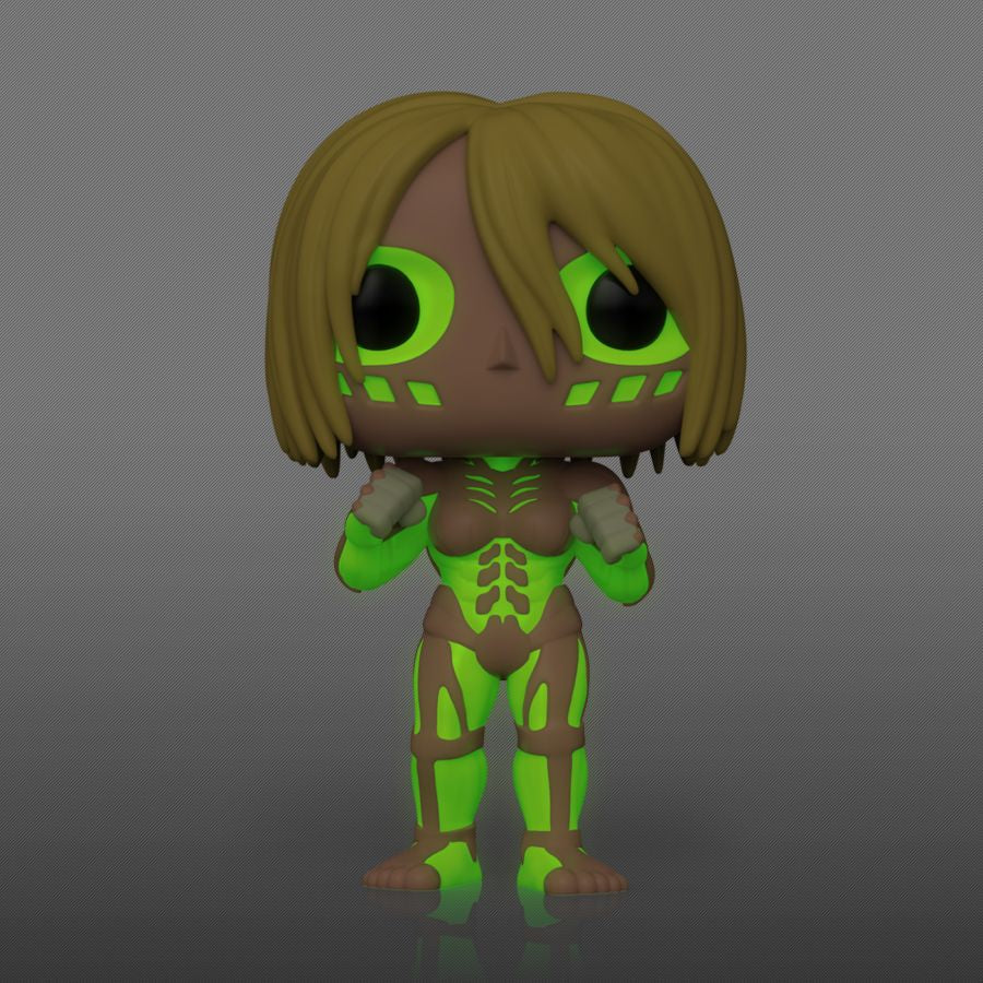 Pop Weasel - Image 3 of Attack on Titan - Female Titan Glow US Exclusive 6" Pop! Vinyl [RS] - Funko - Pop Vinyl - Image - Pop Weasel