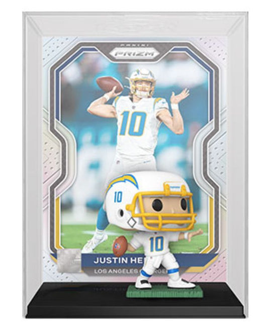 Pop Weasel - Image 2 of NFL - Justin Herbert Pop! Trading Card - Funko