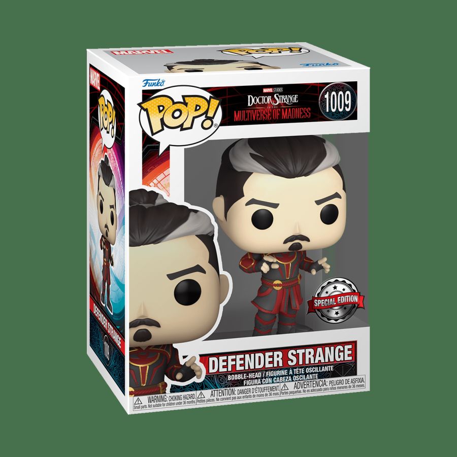 Pop Weasel - Image 2 of Doctor Strange 2: Multiverse of Madness - Defender Strange US Exclusive Pop! Vinyl [RS] - Funko - Pop Vinyl - Image - Pop Weasel