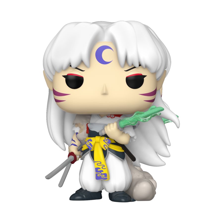 Pop Weasel - Image 2 of Inuyasha - Sesshomaru SDCC 2023 US Exclusive Glow Pop! Vinyl [RS] - Funko - Pop Vinyl - Image - Pop Weasel