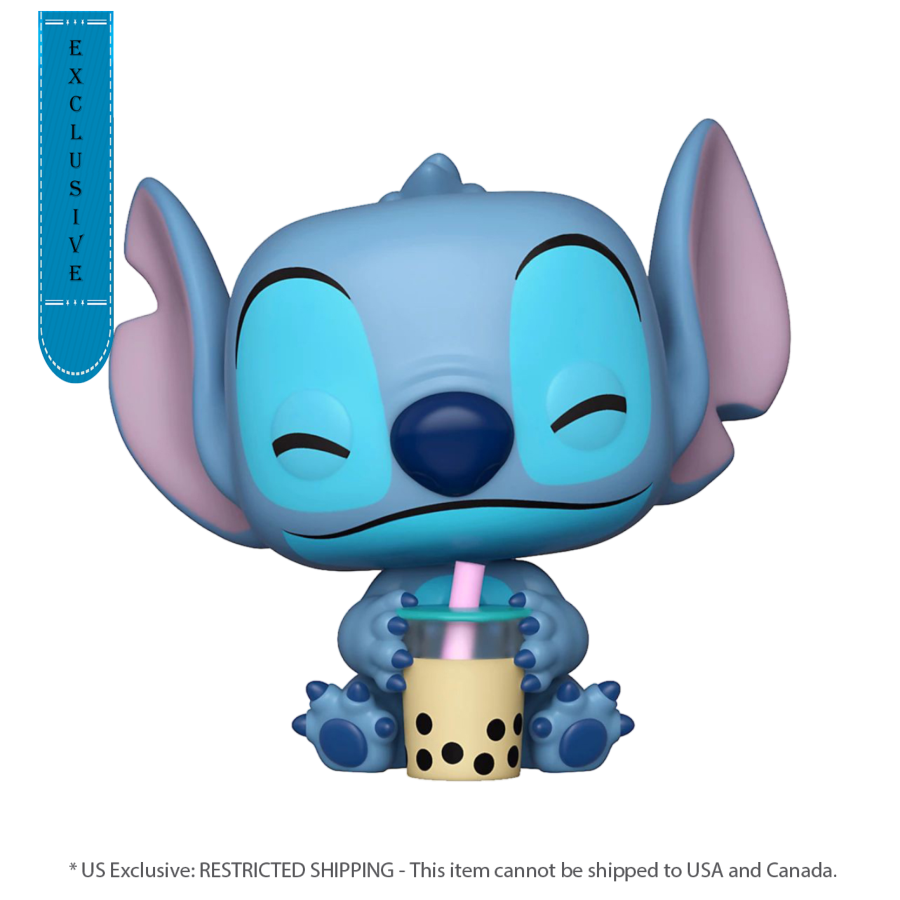 Pop Weasel Image of Lilo & Stitch - Stitch with Boba US Exclusive Pop! Vinyl [RS] - Funko - Pop Vinyl - Image - Pop Weasel