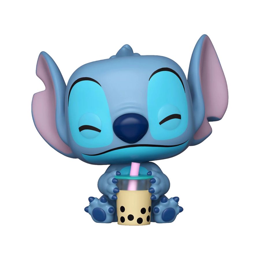 Pop Weasel - Image 2 of Lilo & Stitch - Stitch with Boba US Exclusive Pop! Vinyl [RS] - Funko - Pop Vinyl - Image - Pop Weasel