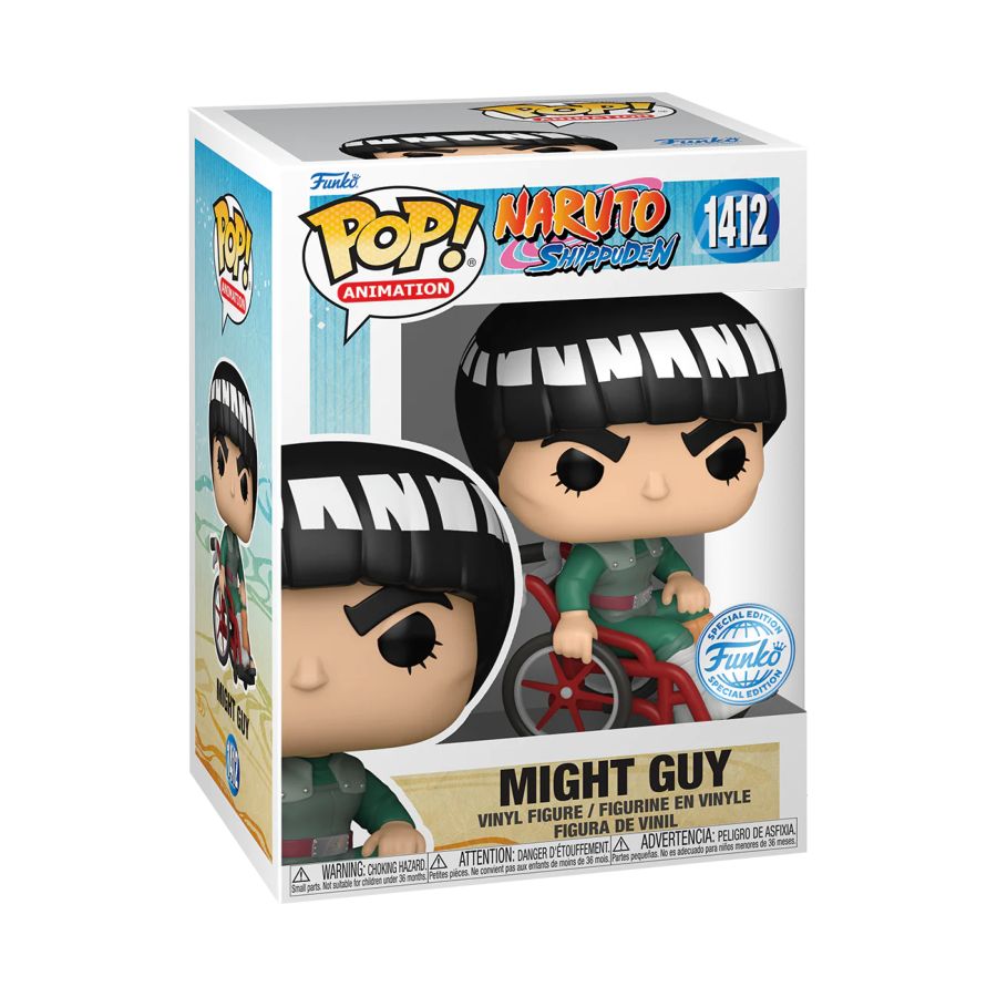 Pop Weasel - Image 3 of Naruto - Might Guy in Wheelchair US Exclusive Pop! Vinyl [RS] - Funko