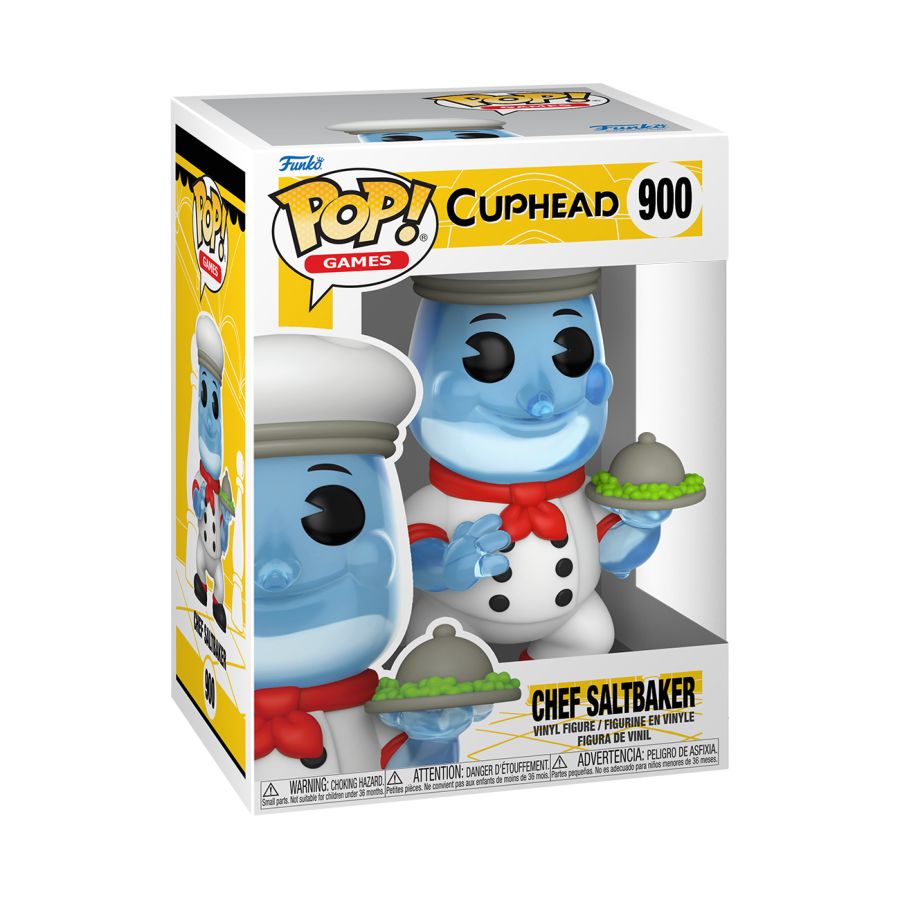 Pop Weasel - Image 2 of Cuphead - Chef Saltbaker (with chase) Pop! Vinyl - Funko - Pop Vinyl - Image - Pop Weasel