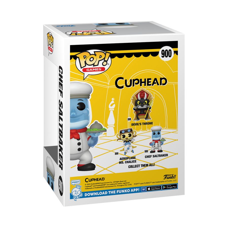 Pop Weasel - Image 3 of Cuphead - Chef Saltbaker (with chase) Pop! Vinyl - Funko - Pop Vinyl - Image - Pop Weasel