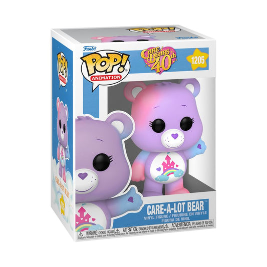 Pop Weasel - Image 2 of Care Bears 40th Anniversary - Care-a-Lot Bear (with chase) Pop! Vinyl - Funko